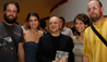 Os Gemeos, Otvio Pandolfo, Nina Pandolfo, Gustavo Pandolfo e Ana Carolina Pandolfo, na abertura da Mostra no Auditrio Ibirapuera